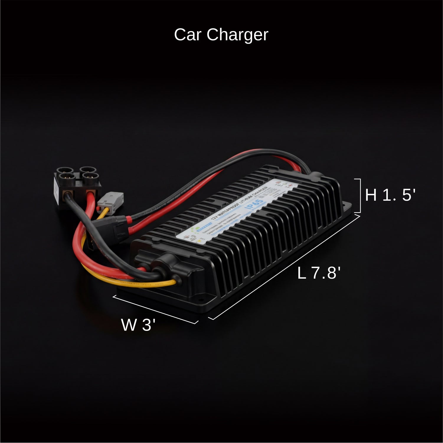 Comvolt 12V Waterproof Lithium DC DC Battery Car Charger