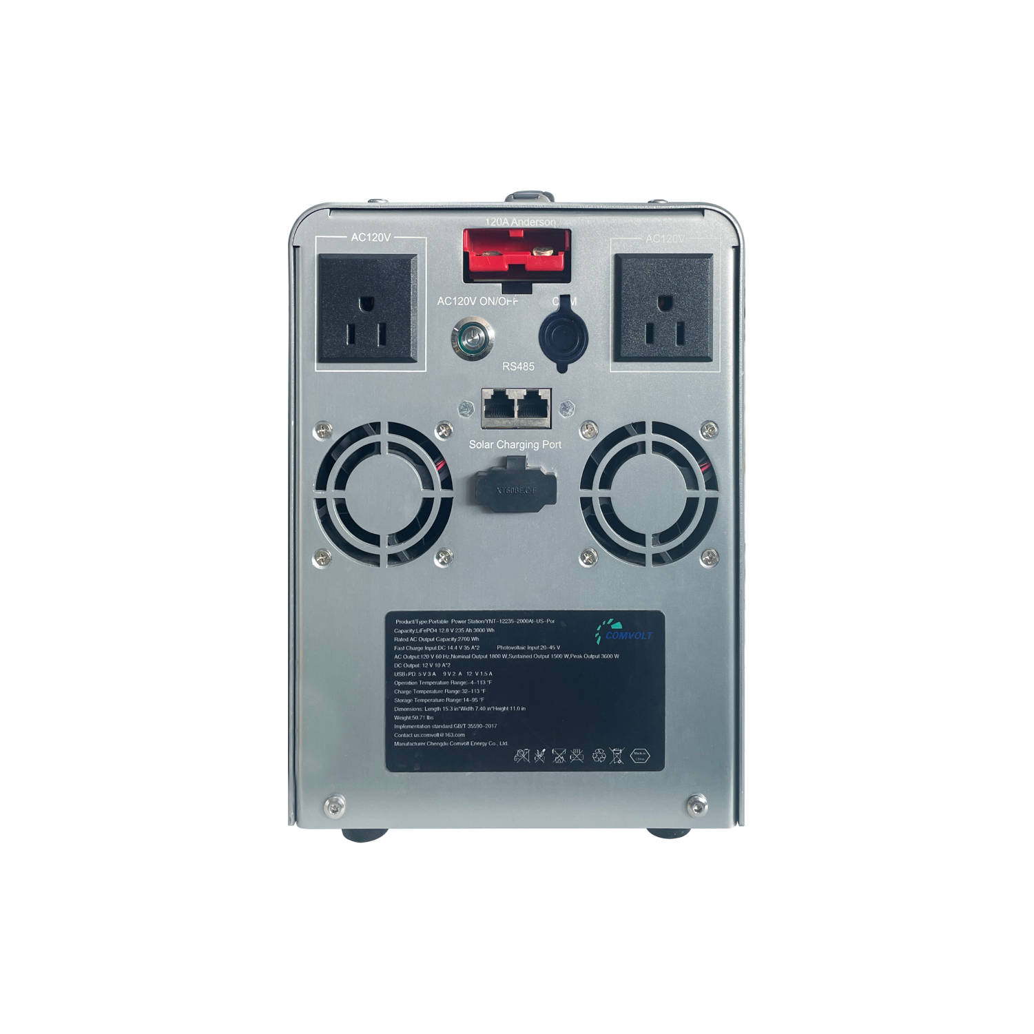 Comvolt 2200 Portable Power Station 12V 172Ah